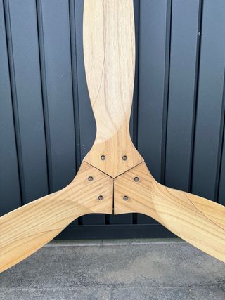 Ventilador de techo madera