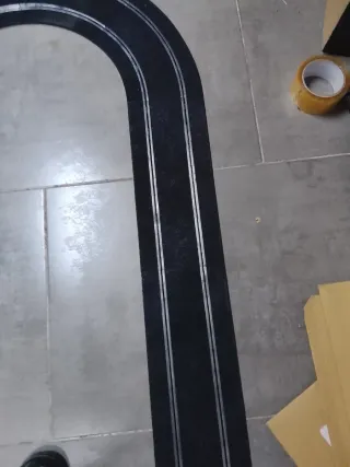 Circuito Scalextric C3 Pista Negra Antigua