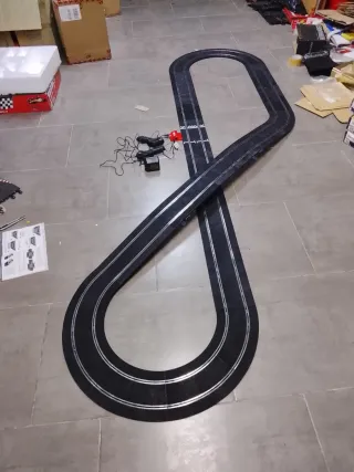Circuito Scalextric C3 Pista Negra Antigua