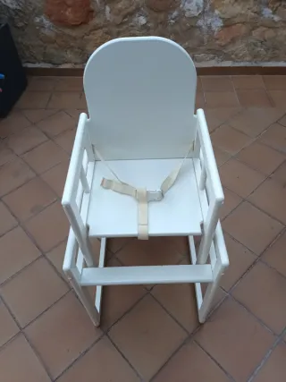 Trona + mesa y silla infantil
