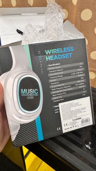 Cascos Inalámbricos VJ 323 Blancos