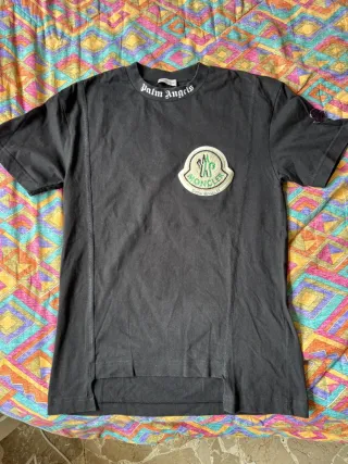 T-shirt Moncler Palm Angels nera