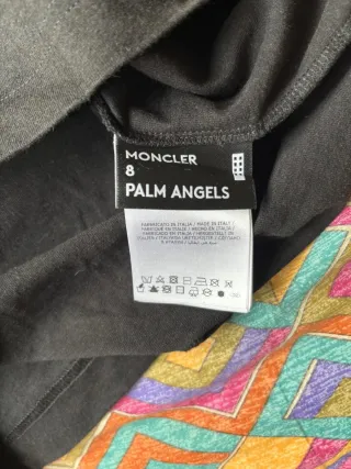T-shirt Moncler Palm Angels nera