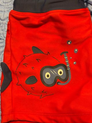 Bañador niño pez buceador