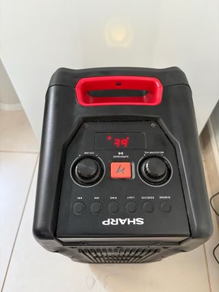 Altavoz Sharp PS-929 Negro/Rojo