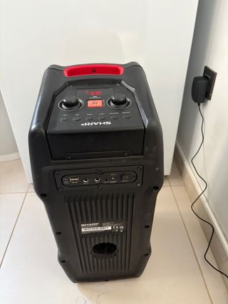 Altavoz Sharp PS-929 Negro/Rojo