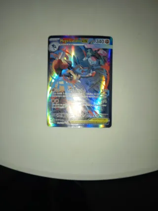 Carta Pokémon Mega Lucario EX brillante