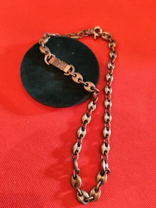 Collana ARMADA maglia marina bronzo