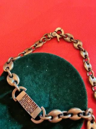 Collana ARMADA maglia marina bronzo