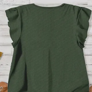 Blusa nueva sin etiqueta verde talla XL