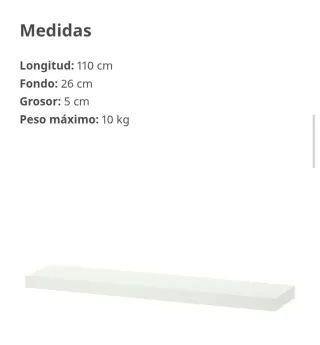 Estanterías flotantes Ikea Lack