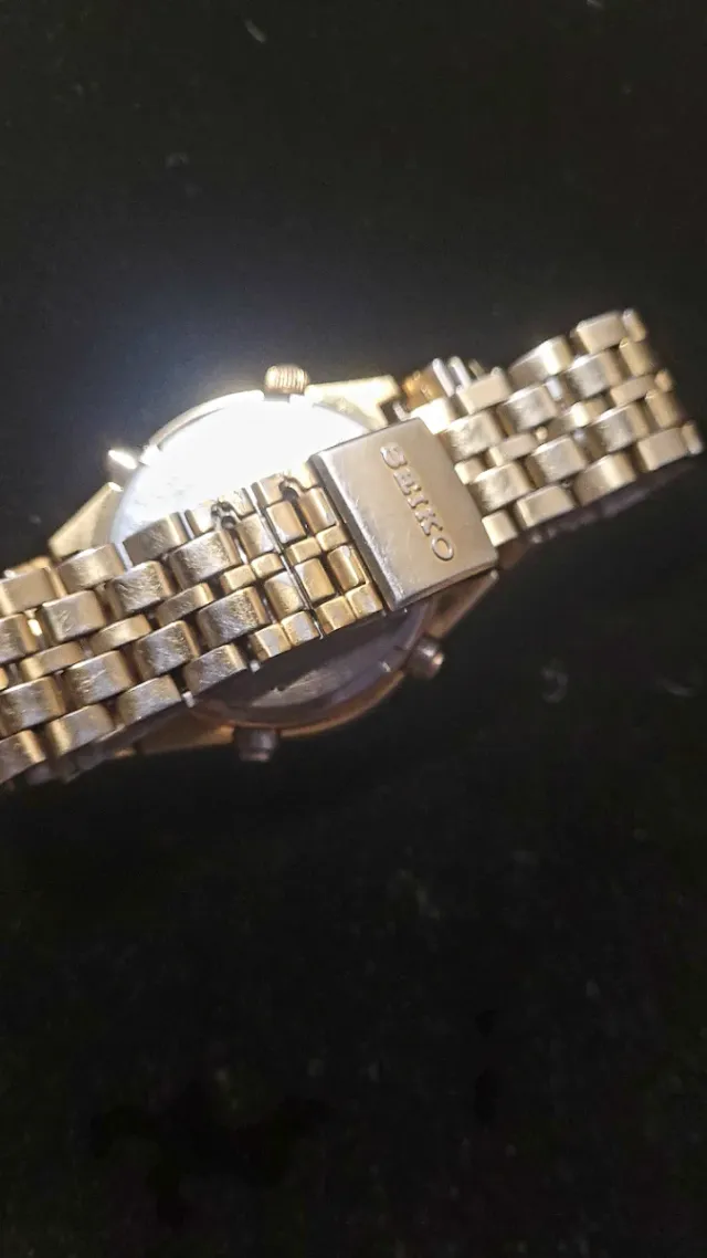 Reloj Seiko Quartz 7a38 Chronograph Vintage