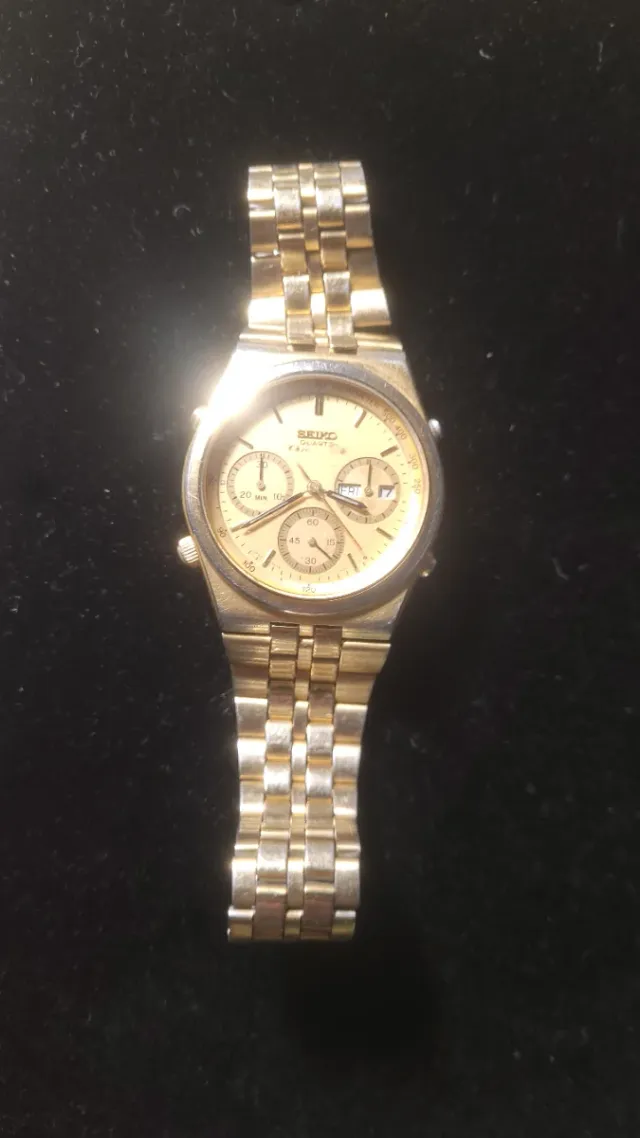 Reloj Seiko Quartz 7a38 Chronograph Vintage