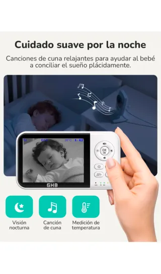 Cámara de Vigilancia para Bebé GHB