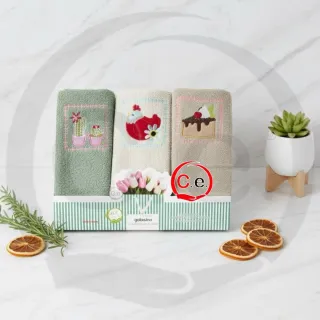 Set 3 Strofinacci con Disegni