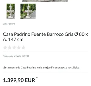 Fuente de jardín de piedra con ranas.