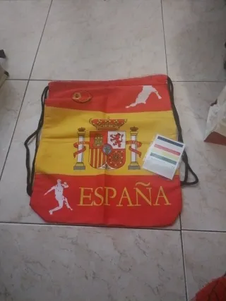 ESPAÑA A POR TODAS Mochila  + Tarjeta Pintacar