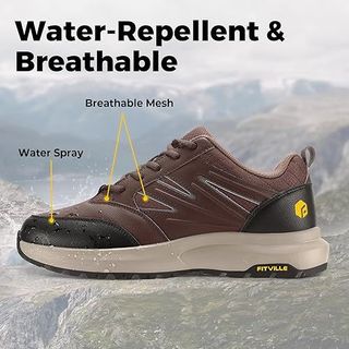 FitVille Zapatos Senderismo Anchos Impermeables