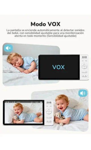 Monitor Bebé GHB ABM780 7 1080P HD