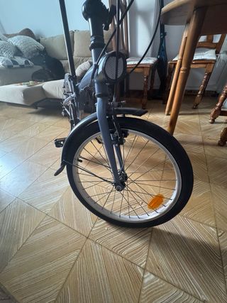 Bicicleta Plegable Azul