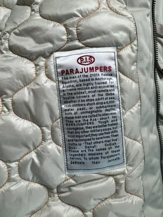 Parajumpers Bomber Jacket (Padded Satin) Sample, L