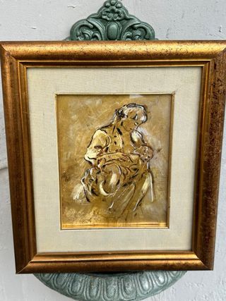 Quadro Antonio Asturi Madre e Bambino 1998