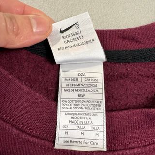 Nike Felpa rework Uomo size M Mestre-Ve