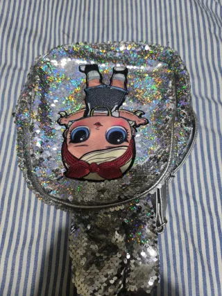 Mochila infantil lentejuelas LOL Surprise