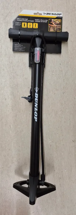 Bomba de pie Dunlop para bicicleta