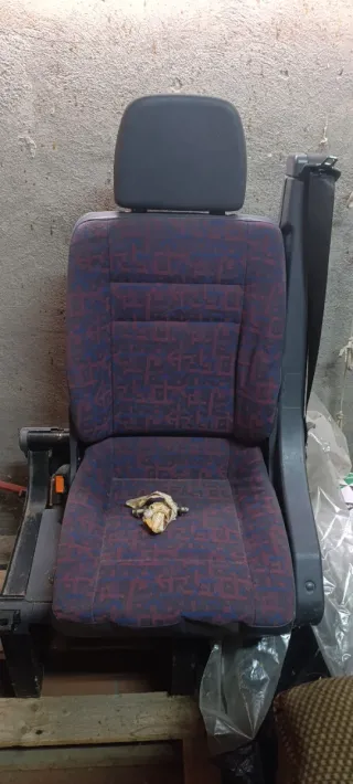 Asientos Mercedes Vito Tela Azul/Morado