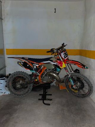 KTM EXC 125 Naranja/Roja