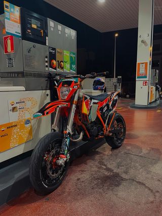 KTM EXC 125 Naranja/Roja