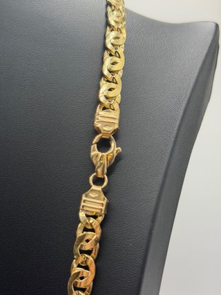 Ref90 Cadena de oro de 18k estilo ocho