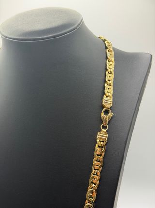 Ref90 Cadena de oro de 18k estilo ocho