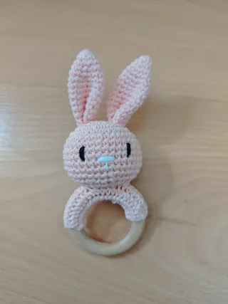 Sonajero crochet bebé