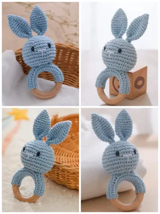 Sonajero crochet bebé