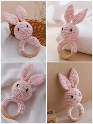 Sonajero crochet bebé