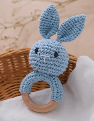 Sonajero crochet bebé