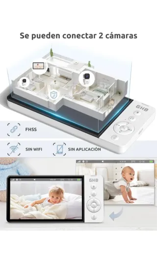 Cámara de Vigilancia Bebé GHB 720P HD