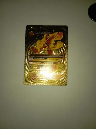 Carta Pokémon Mega blaziken X Dorada