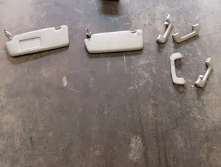 Parasoles y agarraderas Audi A4 B8 gris