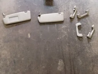 Parasoles y agarraderas Audi A4 B8 gris