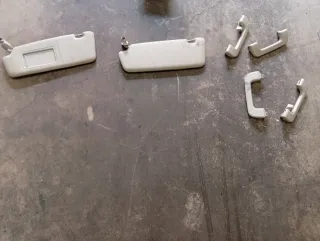 Parasoles y agarraderas Audi A4 B8 gris