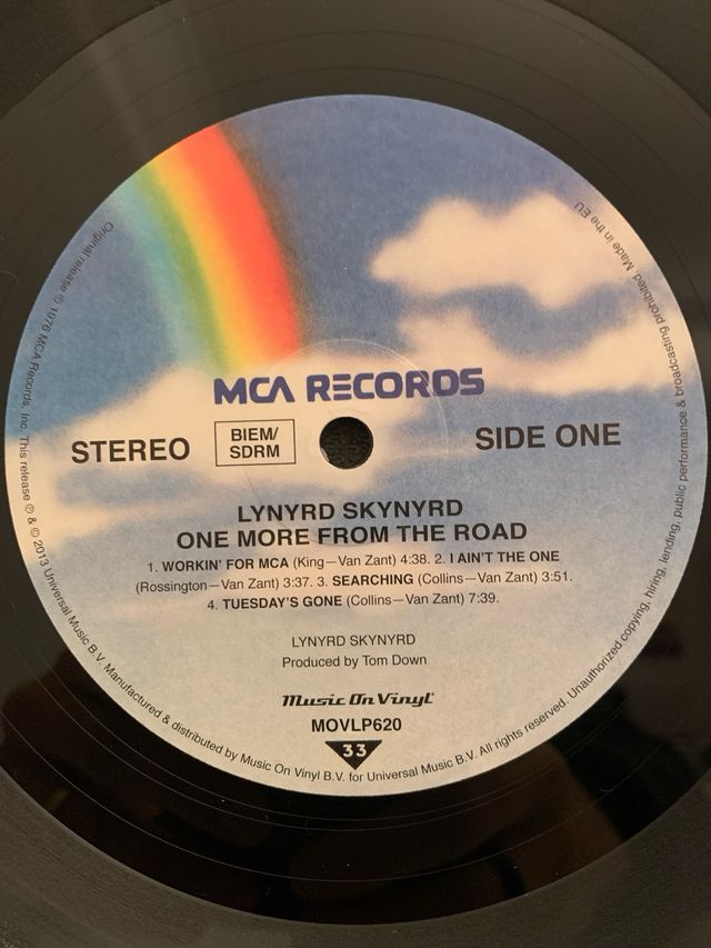 Lynyrd Skynyrd One More From The Road 2LP 2013