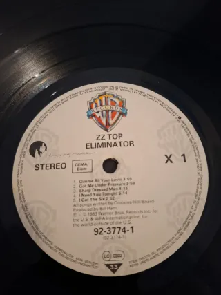 Vinilo ZZ Top - Eliminator