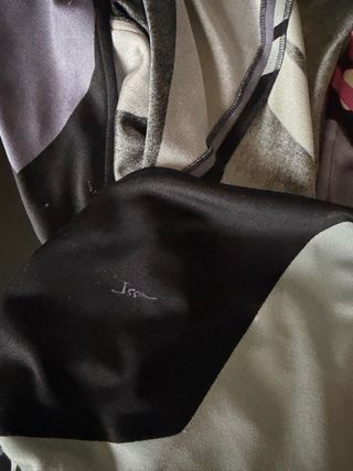 Vestido seda firmado ISSA London T. L