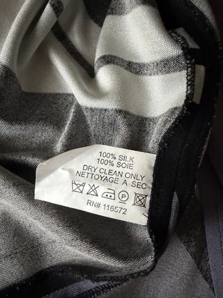 Vestido seda firmado ISSA London T. L