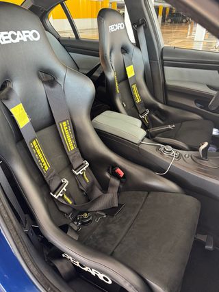 Recaro Pole Position + bases + arneses Schroth