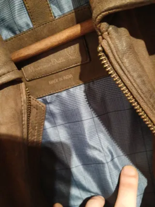 Cazadora Piel Massimo Dutti Talla S