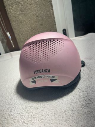 Casco Hípica Rosa Fouganza
